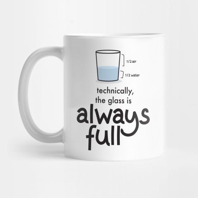 Technically The Glass is Always Full' Science by ourwackyhome